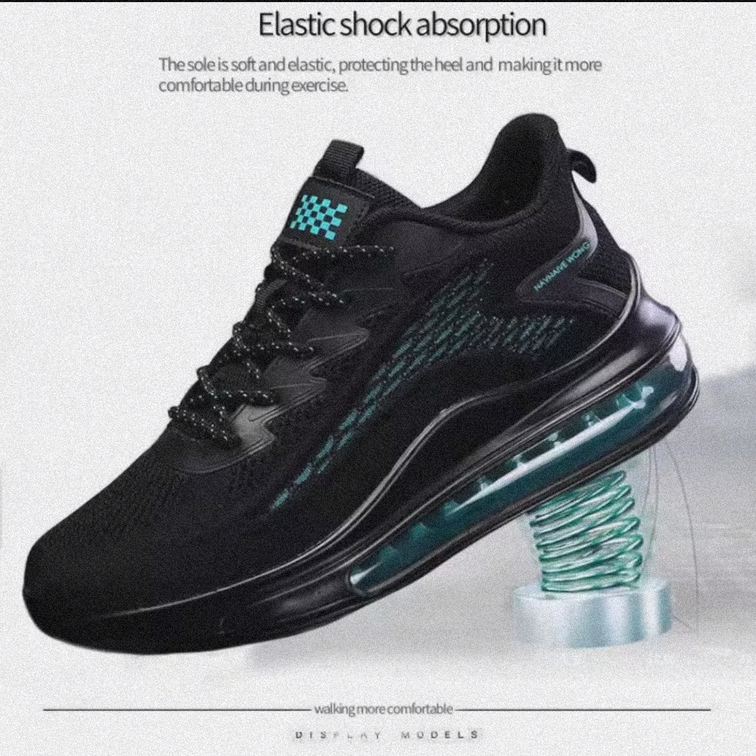 Men's Running Shoes - Air Cushion Breathable Casual Sneakers | KWICK NG | Size 40 - 44