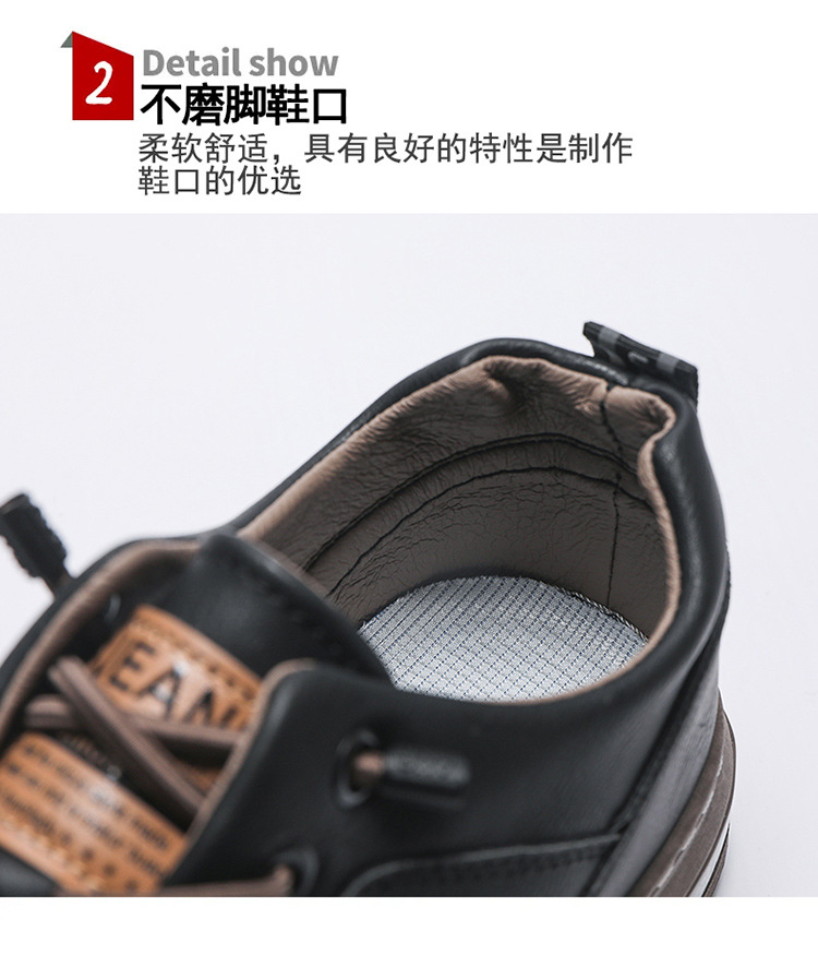 Men's Leather Slip-On Shoes - Comfortable Fall Fashion Sneakers | KWICK NG | Size 40 - 44